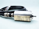 Hengstler AX71 Absolute Encoder with stainless steel housing and PROFIBUS DP interface for ATEX Zone 1 hazardous environments.