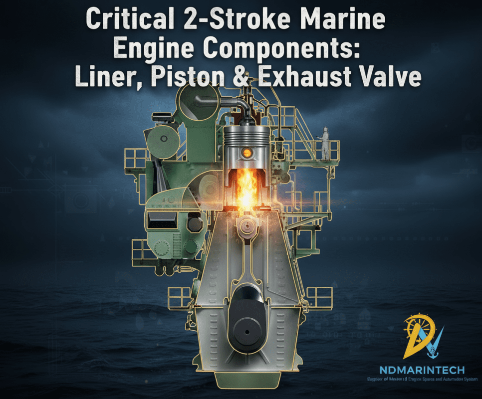 2-stroke marine engine components replacement