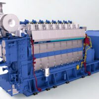 MAN B&W L58/64 diesel engine generator set