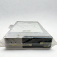 Perspective view of the 5-channel AB Sciex ExionLC Degasser module wrapped in protective shipping plastic with installation documentation