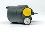 Side profile of AVID Westlock KS-017-GE-L K-Switch position monitor showing the powder-coated aluminum housing and conduit entry ports