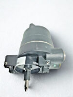 Bottom view of AVID Westlock KS-017-GE-L showing the Open and Closed position indicator and the stainless steel drive shaft for valve actuator mounting
