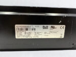 Close-up of the B&R 8LSA44.DB060S300-3 Rev.C9 nameplate showing technical specs: 6000min-1, 400V, 1885W, and IP64 rating
