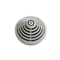 Front view of a white Bosch FAP-425-OT AVENAR 4000 series detector, featuring the dual-sensing optical and thermal grill design for early fire detection