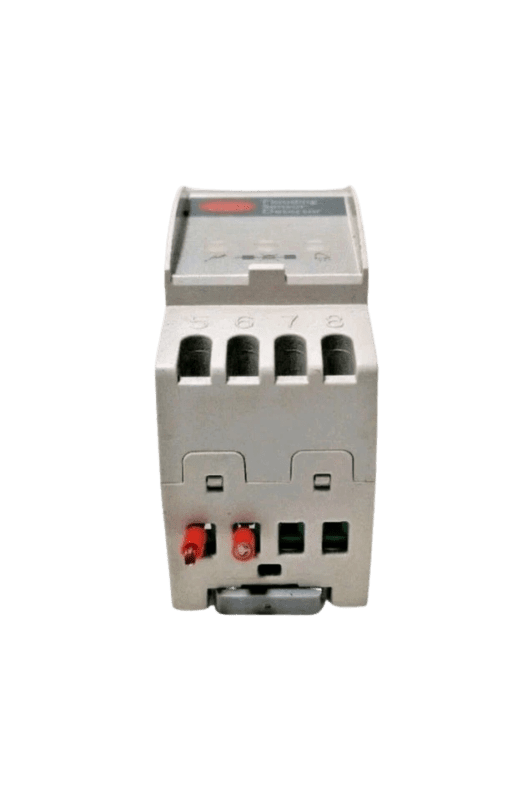 Carel FLOE000010 - Terminal Connections Side angle of Carel FLOE000010 flooding detector showing terminal connections