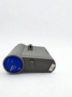 Side perspective view of the gray Honeywell CC-PAIX02 Series C module showcasing the ventilated housing design and the mounting screw for Experion C300 installation