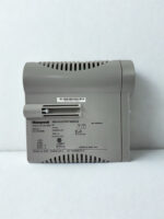 Technical specification label on the side of a Honeywell CC-PAOX01 module showing Part Number 51405039-275, serial number, and 24V DC power ratings