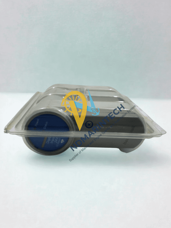 honeywell-cc-pdil01-series-c-module-packaging Side profile of a Honeywell CC-PDIL01 Digital Input module in original protective clear blister packaging showing the Honeywell branding