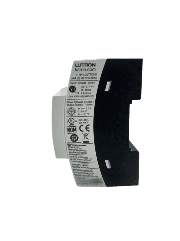 Lutron QSPS-DH-1-75 Technical Label Technical specification label for Lutron QSPS-DH-1-75