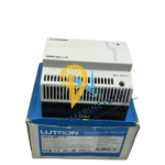 New Lutron QSPS-DH-1-75 power supply unit sitting on its original blue and white Lutron retail box