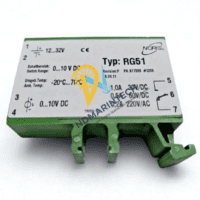 NORIS RG51 A59751 Revision F Frequency Switch Label and Technical Data