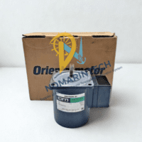 Oriental Motor 5RK40GN-AT 100V Reversible Motor in front of original brand box