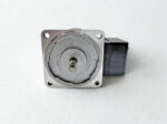 Top view of Oriental Motor 5RK40GN-AT showing mounting holes and GN pinion shaft