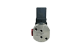 Close-up of Parker U133V5464 solenoid valve base showing mounting ports and stamped model identification K38 A