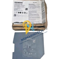 Side profile of Siemens 6EP1333-2BA20 SITOP PSU100S stabilized power supply for DIN rail mounting