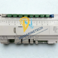 Top-down view of Siemens PXC36.D automation station illustrating digital output (DO) and universal input (UI) zones