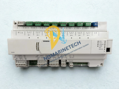 Siemens PXC36.D Digital and Universal I/O Mapping Top-down view of Siemens PXC36.D automation station illustrating digital output (DO) and universal input (UI) zones