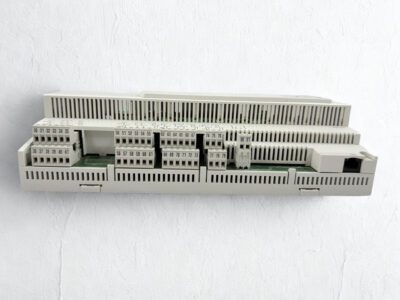 PXC36.D Connection Ports and Wiring Layout Detailed view of the multi-point terminal connections for Siemens PXC36.D HVAC and power management
