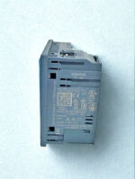 Side view of Siemens SENTRON PAC3200 7KM2112-0BA00-3AA0 showing technical labels and MAC address