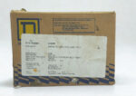 Original Square D packaging for QOU220 circuit breaker showing part number 631309 and technical description for material handling equipment