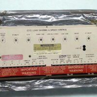 Woodward 2301 Load Sharing & Speed Control unit P/N C8271-442 in protective industrial packaging showing 90-240VAC terminal connections