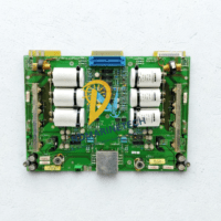 A high-angle, top-down view of the ABB SAFT 123 PAC pulse amplifier card used in marine automation and engine spare systems