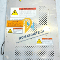 Top view of Adtec AMV-2000-BJ2 Automated Impedance Matching Unit with safety warning labels.