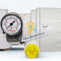 Front View Flowserve NT3000 Transducer showing PSI and Bar Pressure Gauge