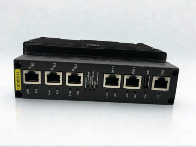 GE IS420UCSBS1A Front Interface and Connectivity Ports Front view of GE IS420UCSBS1A UCSB Controller showing RJ45 Ethernet ports T SL3 S SL2 R SL1 ENET1 and ENET2