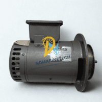 Hobart AM-12A industrial dishwasher pump motor with grey cast iron housing and top-mounted terminal box