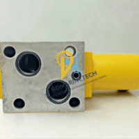 Mounting interface of Hydranor 3SVB 16 valve showing port layout and rubber sealing O-rings