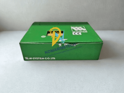 Genuine M-System M3SYV-AA-R Original Box Packaging Green original manufacturer packaging for M-System Co. Ltd. signal isolator with CE certification mark.