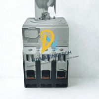Bottom view of Moeller Eaton N 2-160A 3-Pole Circuit Breaker showing heavy-duty terminal connections for electrical wiring