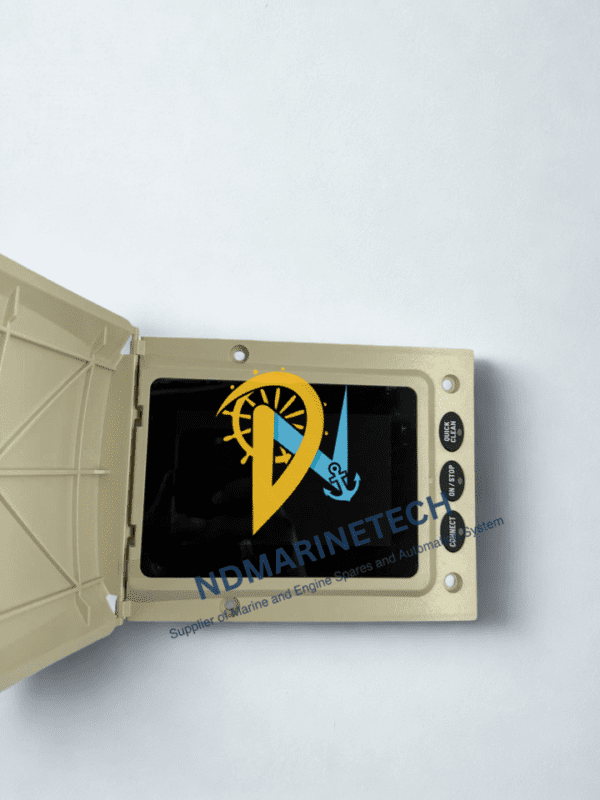 Pentair 356159Z Touchscreen Display – Durable almond finish for outdoor pool equipment. Top view of Pentair IntelliFlo3 VSF almond touchscreen display with NDMARINETECH watermark.