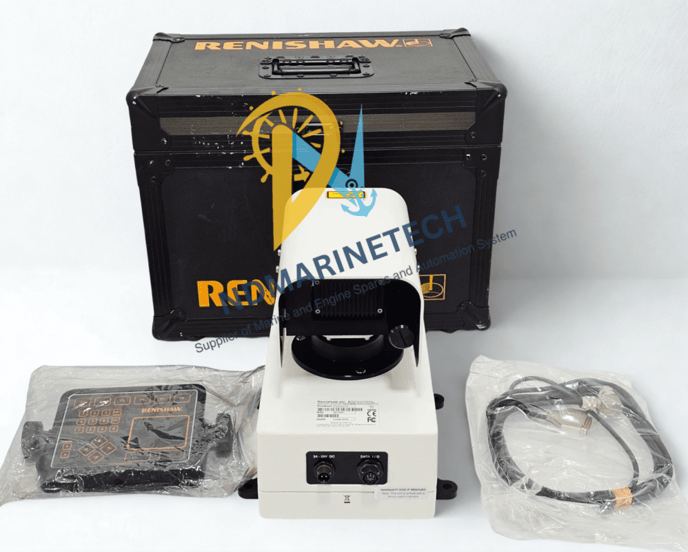 Renishaw Fanbeam 5 Full System Kit - NDMarineTech Complete Renishaw Fanbeam 5 system including laser sensor, control unit, data cables, and ruggedized Renishaw transit case.
