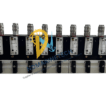 Front assembly of SF Control LD 100S LevelDatic with 10-channel air flow meters and master pressure gauge for tank gauging