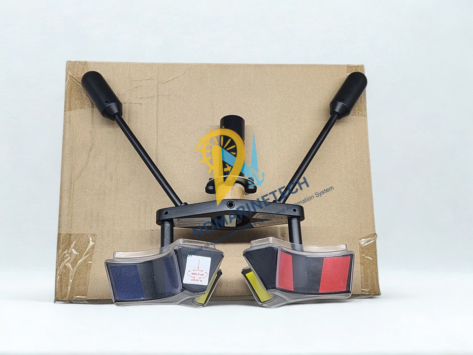 SOLO 200-001 Universal Removal Tool - Complete Unit Overview SOLO 200-001 Universal Smoke Detector Removal Tool with adjustable color-coded tri-grips and swivel joint.