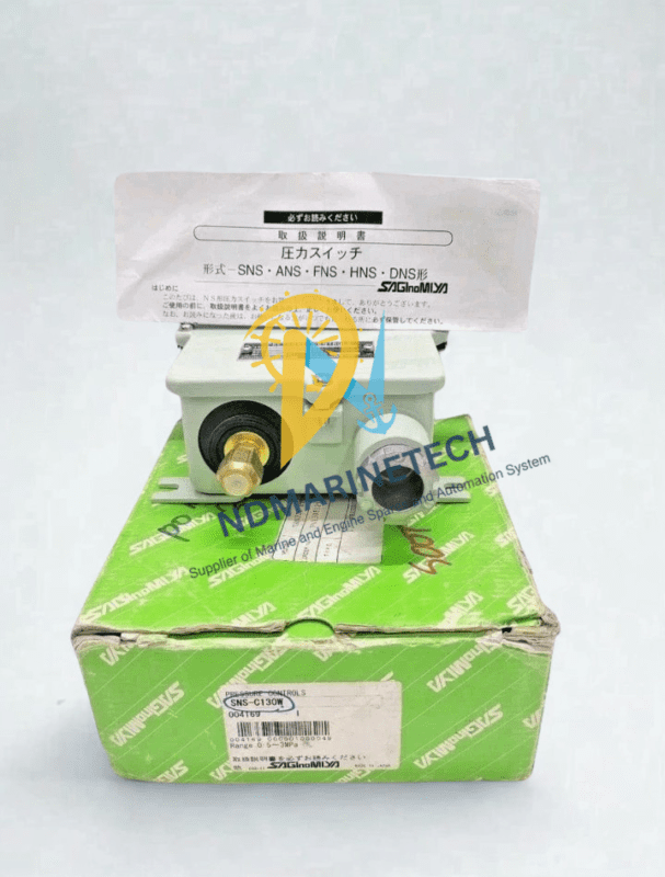 Saginomiya SNS-C130W Brand New Original Packaging Saginomiya SNS-C130W Pressure Switch in original box with Japanese manual