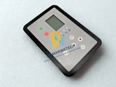 Tamrotor AIRMASTER Q1 Compressor Controller Front Display Panel Front panel of Tamrotor AIRMASTER Q1 compressor display with tactile buttons and LCD screen for marine automation.