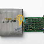 Terasaki ECA-804 industrial electronic card with its original protective anti-static storage sleeve.