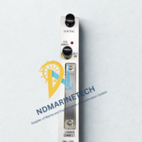 Front panel of Terasaki EMI-103 showing "CENTRAL" and "ICU ABNOR" indicators, "INIT. SW" push button, "LOADER CONNECT." port, and rack handles