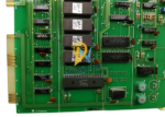 Close-up of Terasaki EMW-1101A Electronic PCB Board showing CPU RAM and ROM modules for marine control systems.