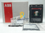 ABB TMAX T5N 630 Circuit Breaker kit including original box, mounting hardware, and manual