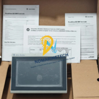 Brand new unboxed Allen-Bradley 2711R-T7T 7-inch PanelView 800 HMI terminal with installation instructions and factory manuals.