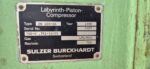 Sulzer Burckhardt 2K 120-2A Labyrinth-Piston Compressor Nameplate with Serial Number 6597