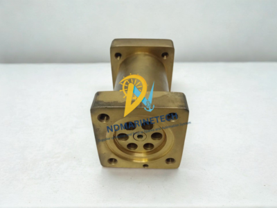 Carrier 5H120 Compressor Relief Valve - Port Face View Brand new replacement heavy duty brass relief valve for Carrier 5H120 reciprocating compressor featuring a multi-hole port face configuration.