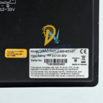 Technical specification label of Desoutter industrial PC model APPC1741T-J1900-4G-AST showing DC 12V-30V input rating and Windows 10 IoT license sticker.