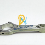 Forged aluminum alloy connecting rod for Daikin HC75 marine refrigeration compressor featuring oil lubrication port