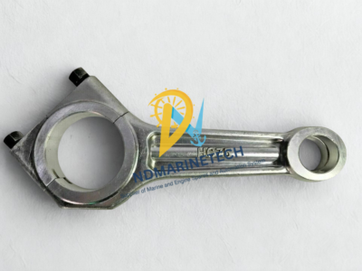 Daikin HC75 Compressor Connecting Rod - Top View Profile Daikin HC75 reciprocating compressor connecting rod showing precision big end bore and small end wrist pin alignment