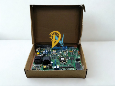 Eaton 1010009 Industrial Module in Original Packaging The Eaton 1010009 PWA40 Logic Board securely placed inside its protective cardboard shipping box.